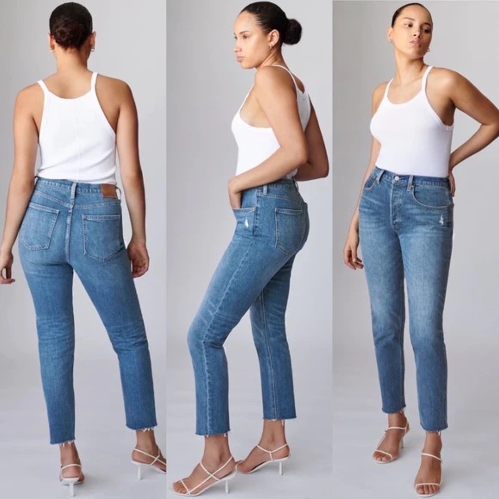 Denim Forum Yoko High Rise Slim sz 30, length 28